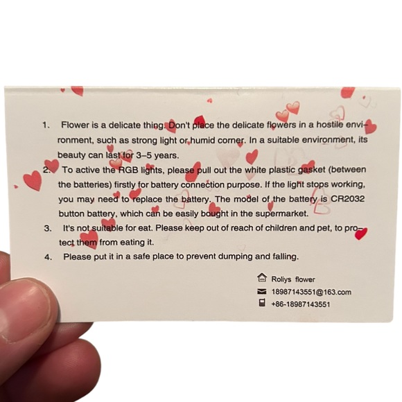 Tie Dye Preserved Rose Lighted Jar - Picture 9 of 11